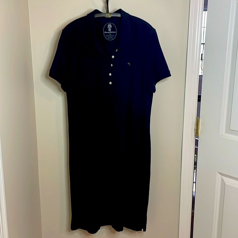 Tommy Bahama Black Polo Dress